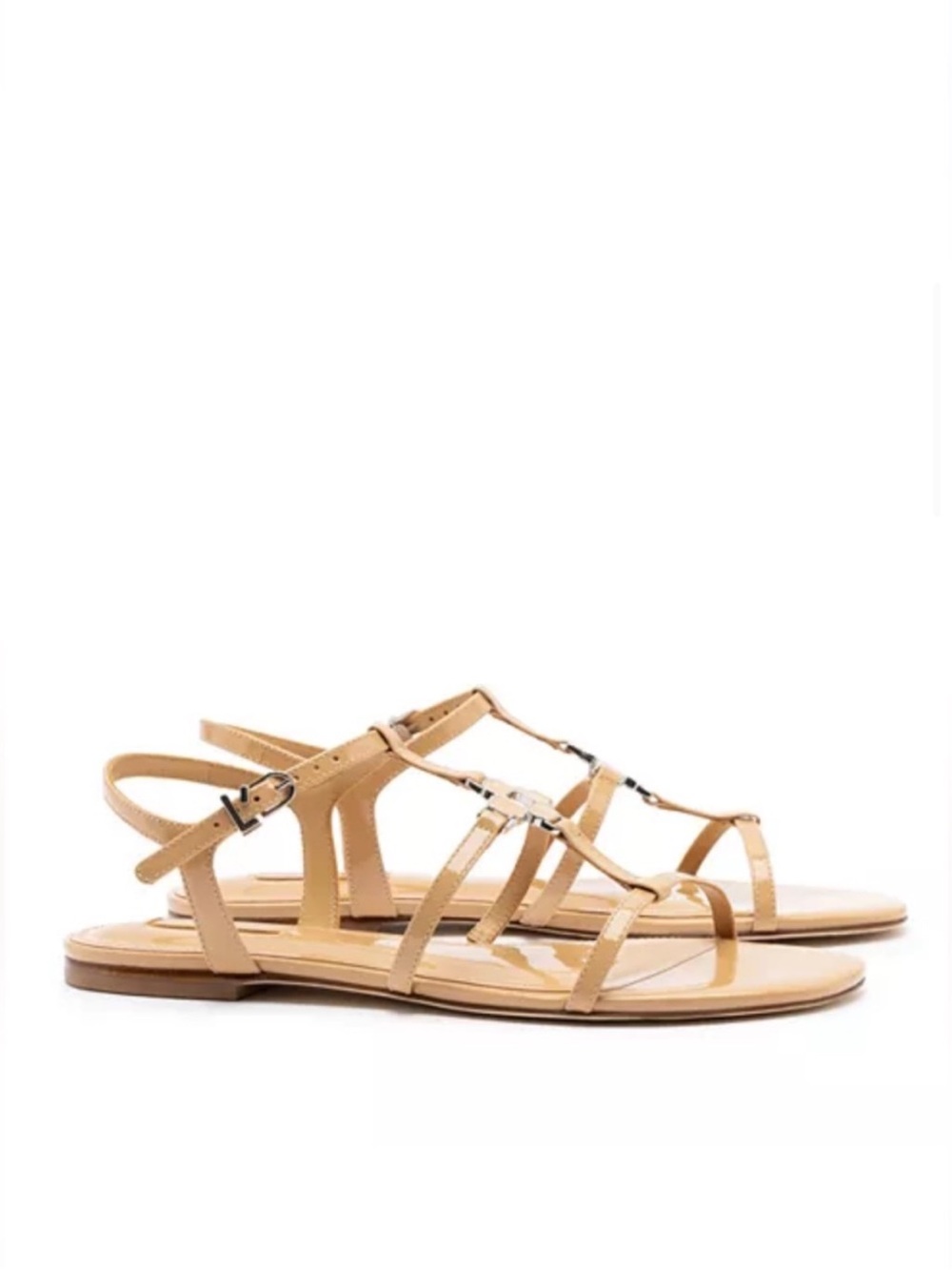 Larroude Hana Flat Sandals size 8.5